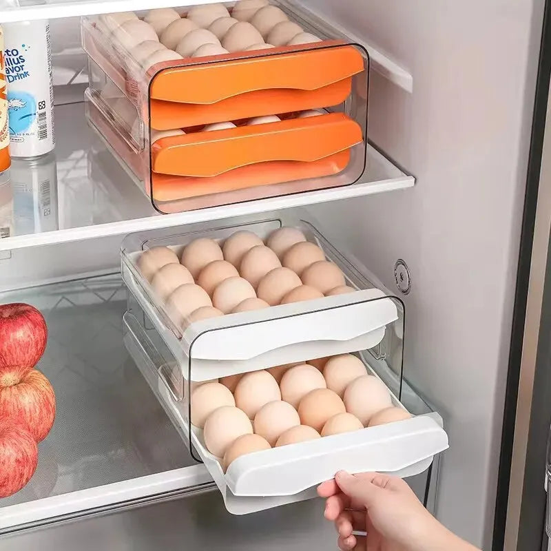 Double Layers Egg Drawer