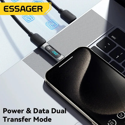 USB 2.0 OTG Adapter 240W 480Mbps Data Transfer Fast Charging USB Type-C To Type C