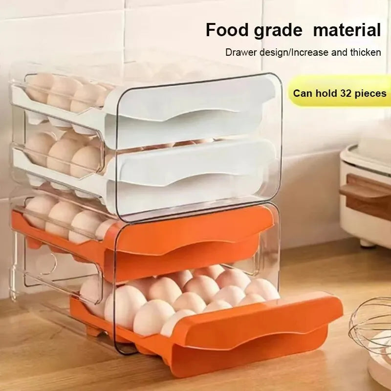 Double Layers Egg Drawer