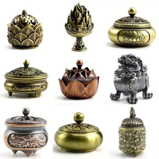 Buddhist Bras Incense Burner