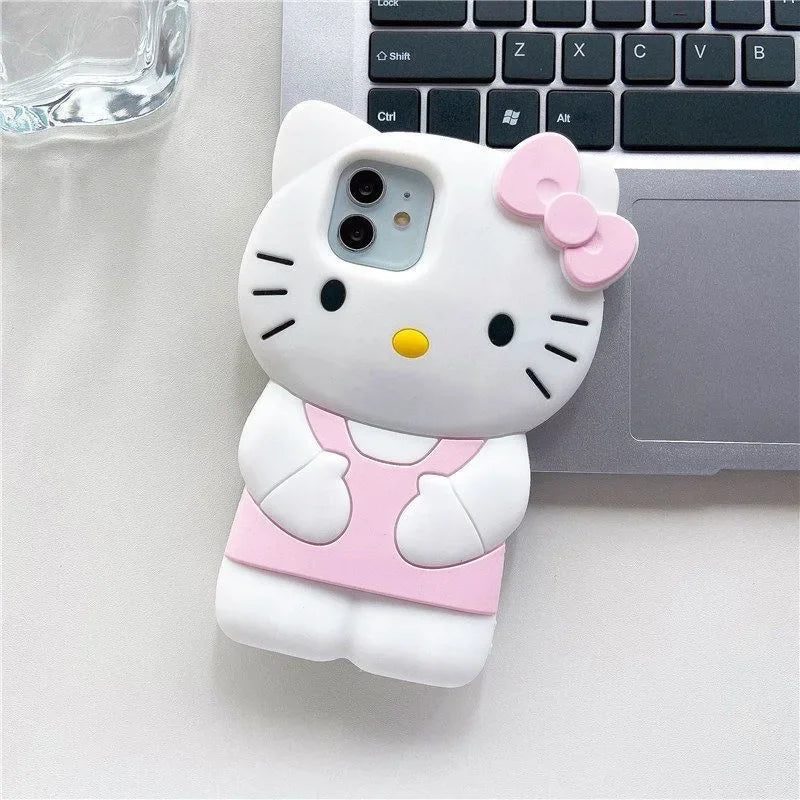 3D Hello Kitty Phone Case for iPhone 1/2