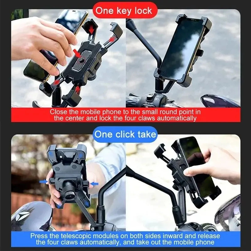 360° Rotating Phone Holder for Bike and Bicycle