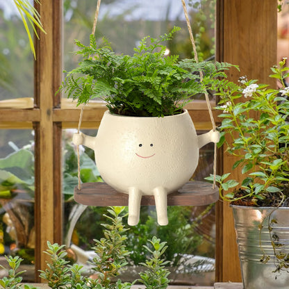 "Swing Face" Plant Pot