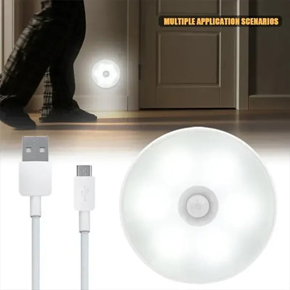 Motion Sensor LED Night Light with USB Charging