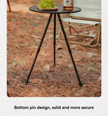 Ultra-Lightweight Outdoor Round Table – Perfect for Camping, Picnics, and Gardens!