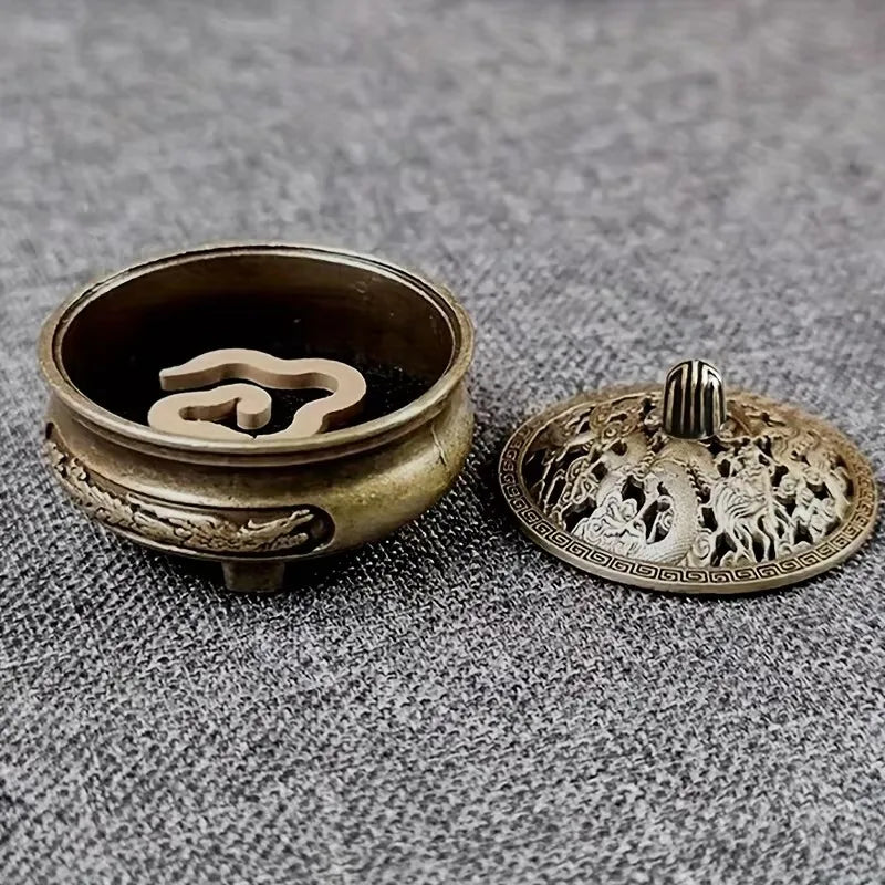 Small Iron Pot Incense Burner