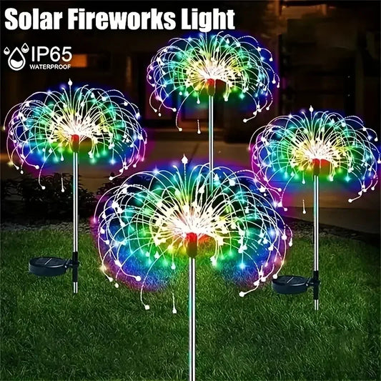 Upgraded 200LED Solar Firework Lights – Illuminate Your Outdoor Space!