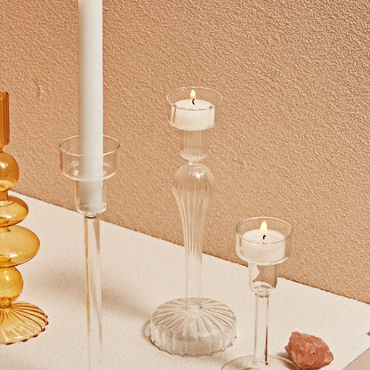 Modern Glass Candle Holder