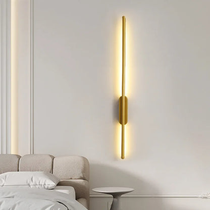 Sleek Pole-Shaped Modern LED Wall Lamp