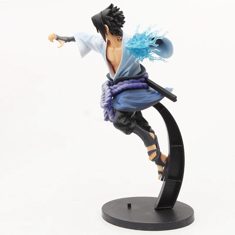 BANDAI Naruto Shippuden Anime Uchiha Sasuke Action Figure Fighting Chidori