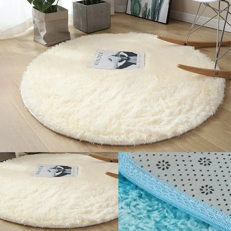 Soft Plush Round Pet Bed Mat