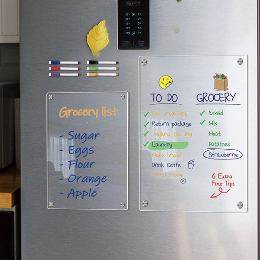 Clear Magnetic Fridge Board