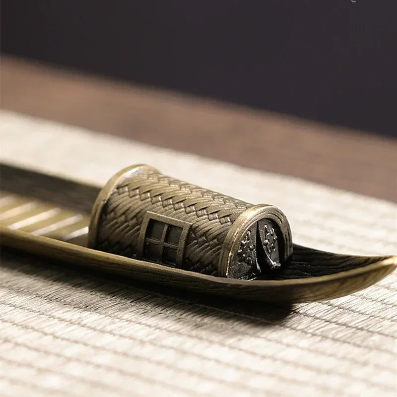 Chinese Boat Incense Stick Holder