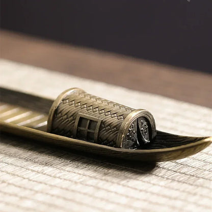 Chinese Boat Incense Stick Holder