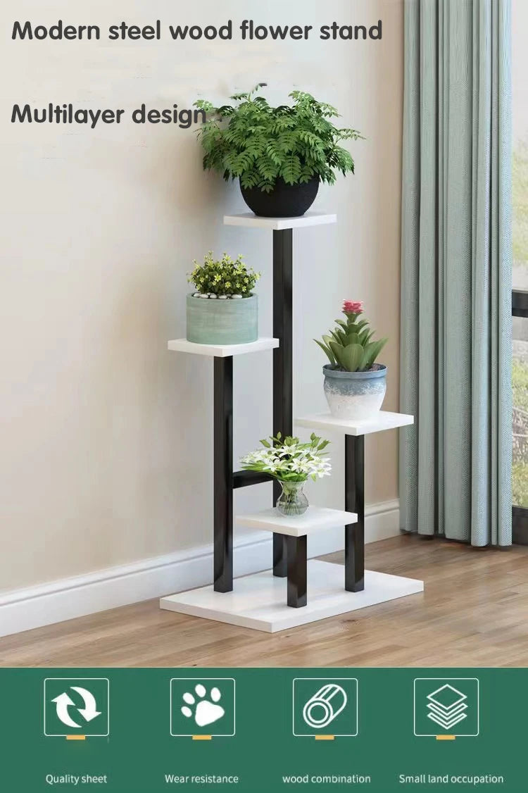 Multi-Tier Plant Stand – Stylish Flower Pot Holder for Indoor and Garden Decor!