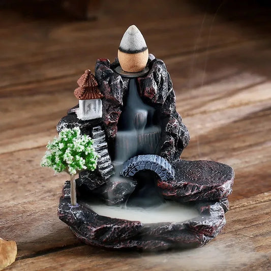 "Mountains" Incense Burner