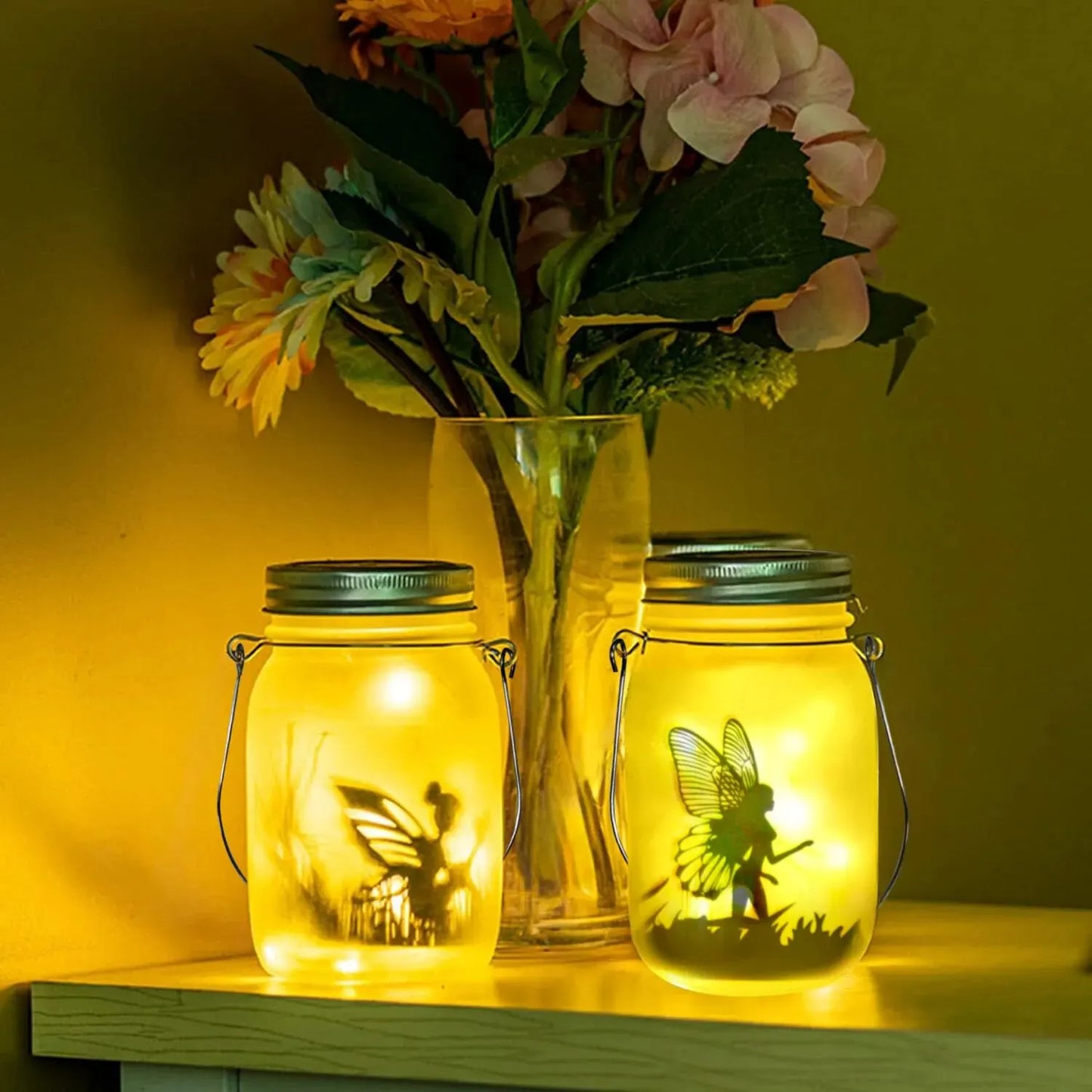 Solar Fairy Jar Light Lantern