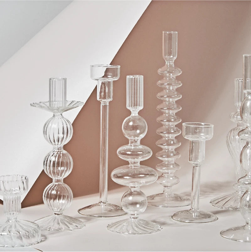 Modern Glass Candle Holder