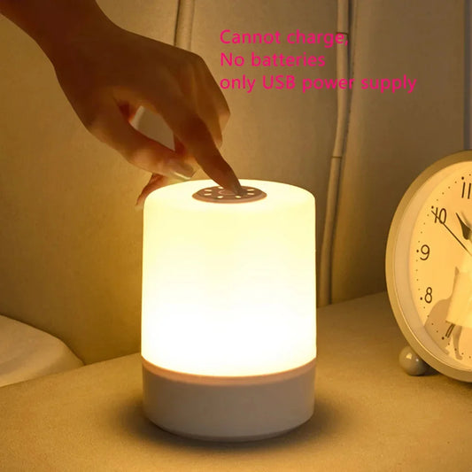 Touch-Control Round LED Night Light