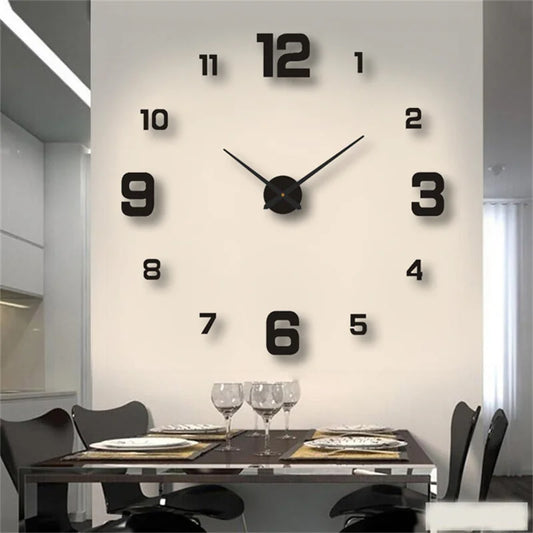 Frameless Wall Clock