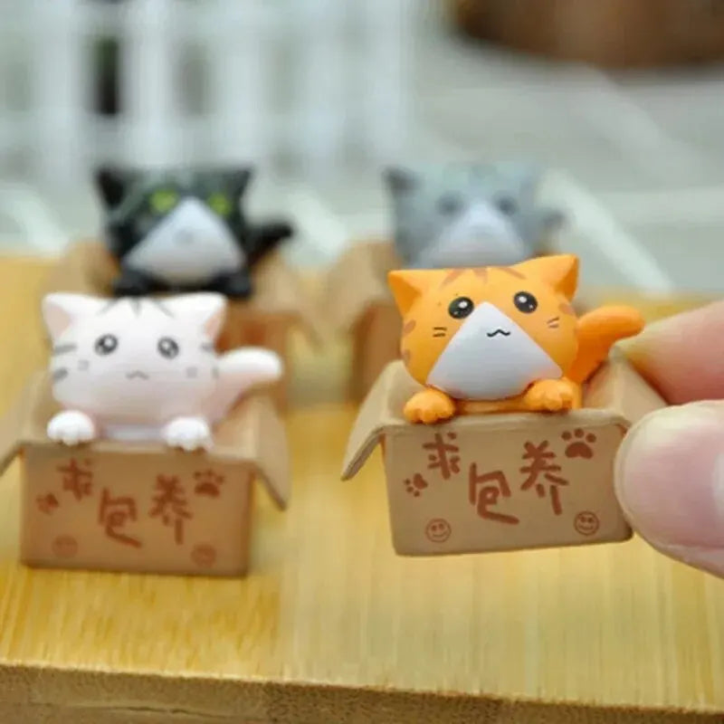 4pcs Mini Cat Ornament