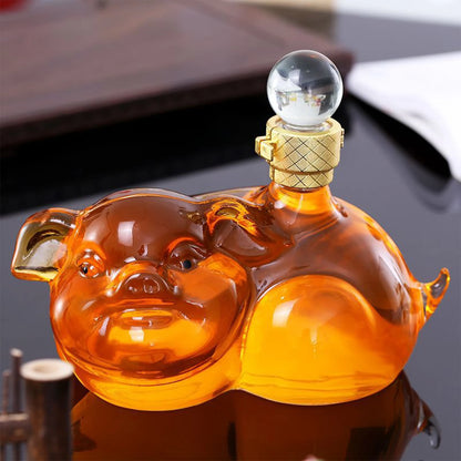 Borosilicate Glass Liquor Decanter for Home Bar