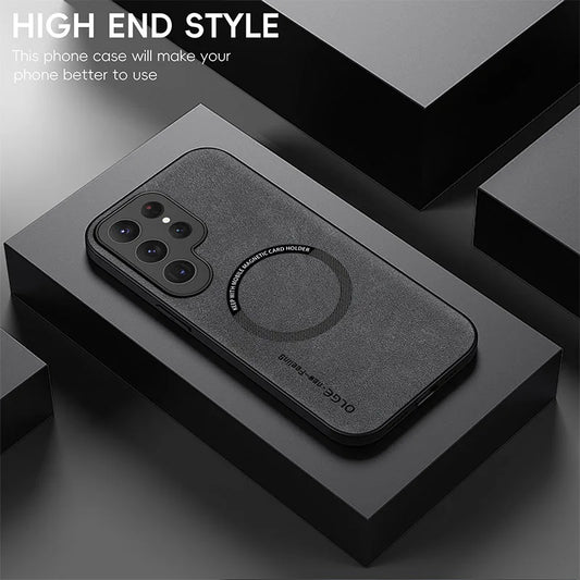 Magnetic Leather Phone Case for Samsung Galaxy S serie