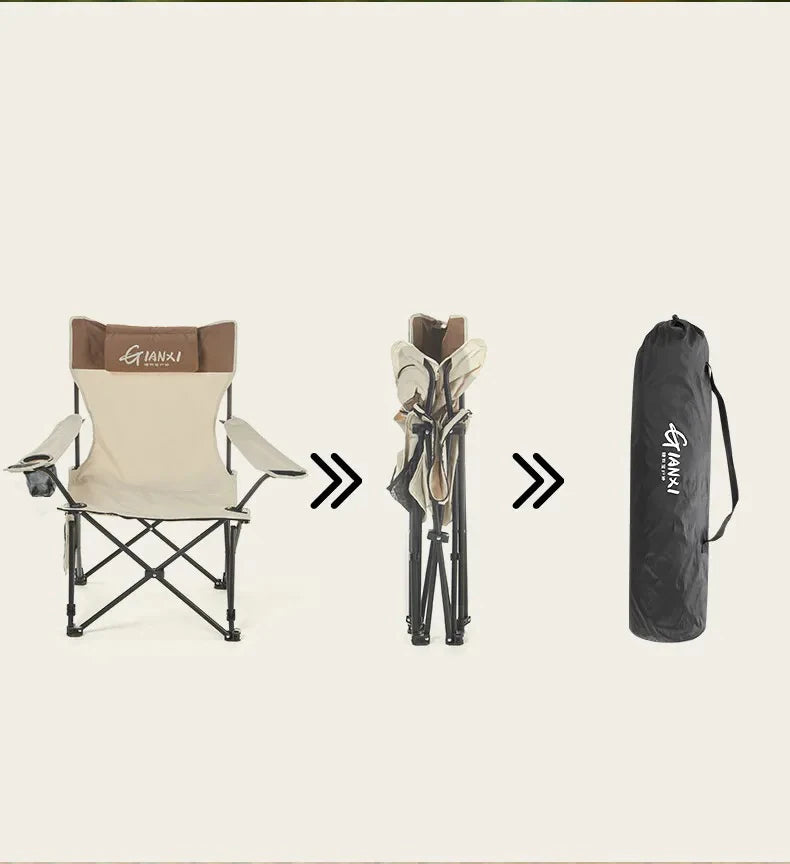 Ultra-Lightweight Portable Folding Chair – Perfect for Camping, Hiking, and Fishing!