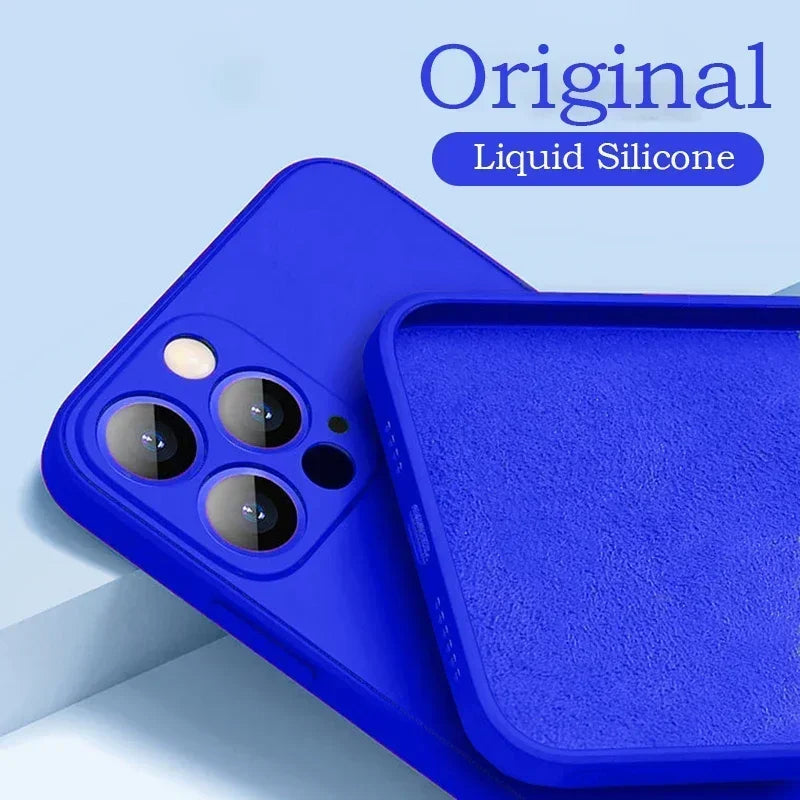 Liquid Silicone Phone Case For iPhone 1/4