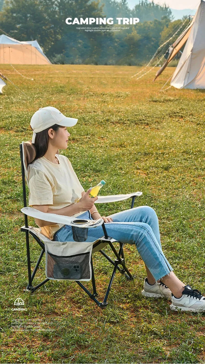 Ultra-Lightweight Portable Folding Chair – Perfect for Camping, Hiking, and Fishing!