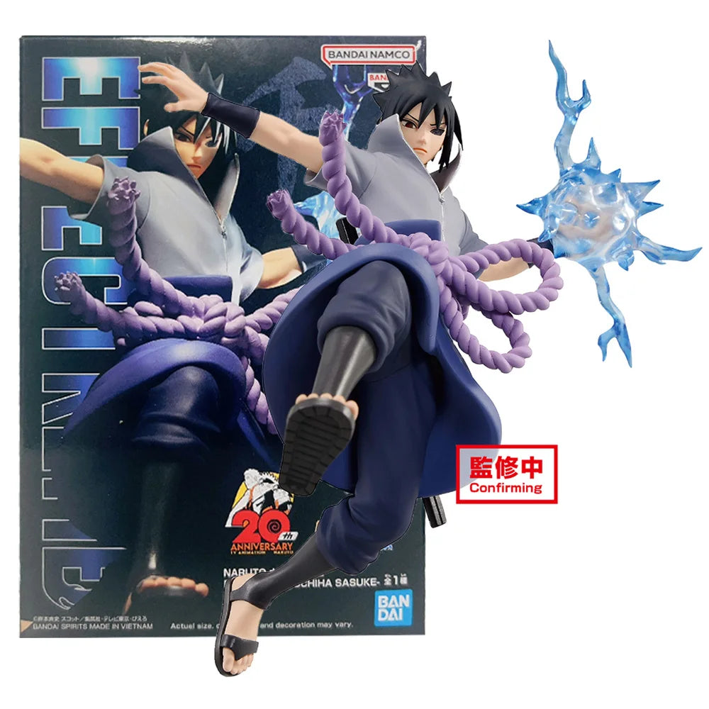 BANDAI Naruto Shippuden Anime Uchiha Sasuke Huzumaki Naruto Action Figures