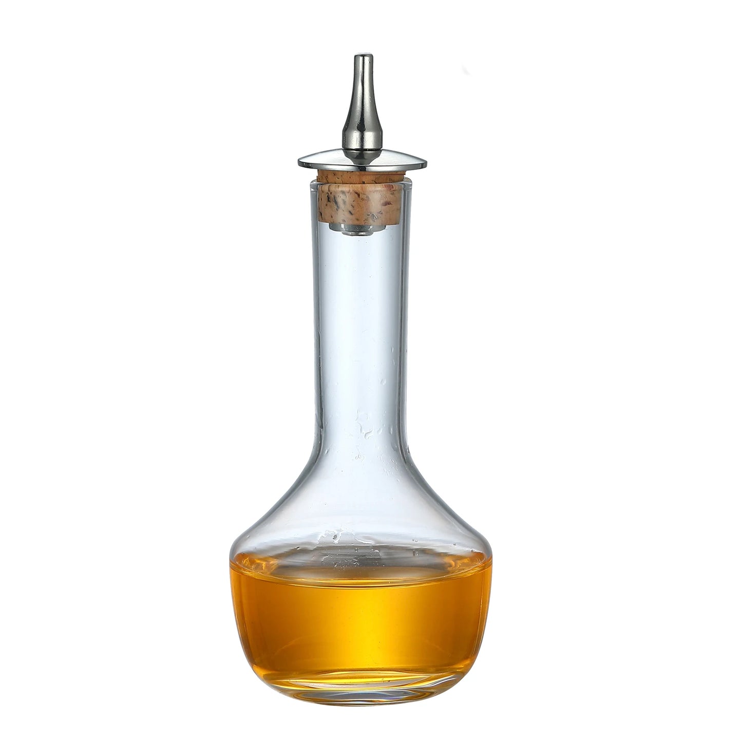 Vintage Cocktail Bitters Bottle with Dasher Top – Professional Bar Tool and Accessory