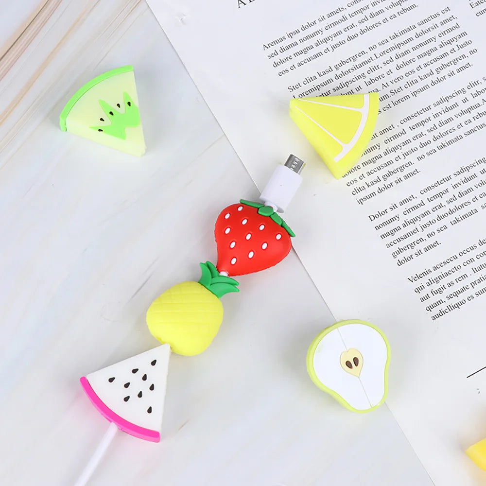 Cute Fruits Charger Protector