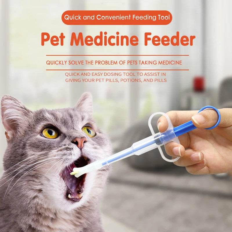 Pet Syringe Tablet Pill Gun Dispenser