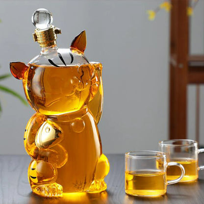 Borosilicate Glass Liquor Decanter for Home Bar