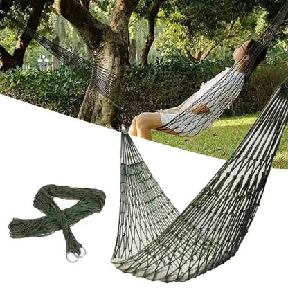 Portable Outdoor Sport Hammock – Ideal for Camping, Garden, and Beach Relaxation!