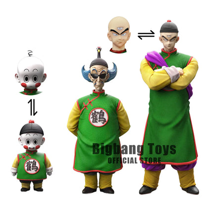 BANDAI Dragon Ball Z Anime  Shinhan Chiaotzu Tien Shinhan Riff Action Figures