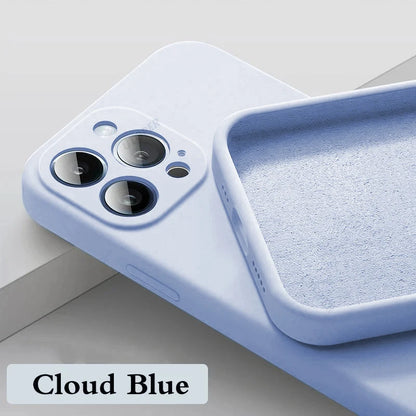 Liquid Silicone Phone Case For iPhone 1/4