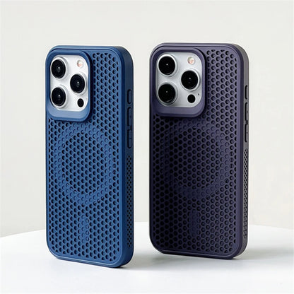 Heat Dissipation Mesh Magnetic Case for iPhone series