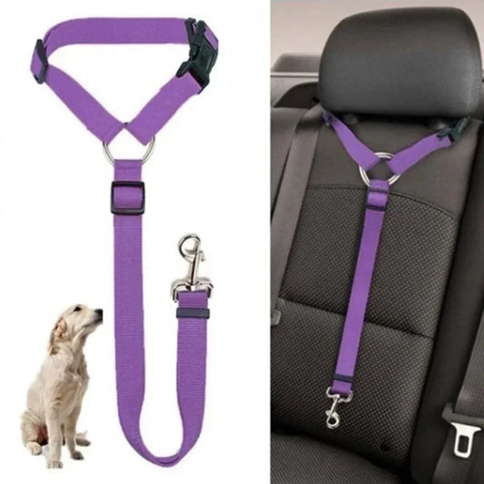 Adjustable Pet Safety Car Seat Belt Harness