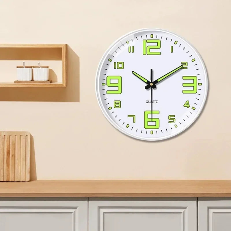 Luminous Quartz Wall Clock