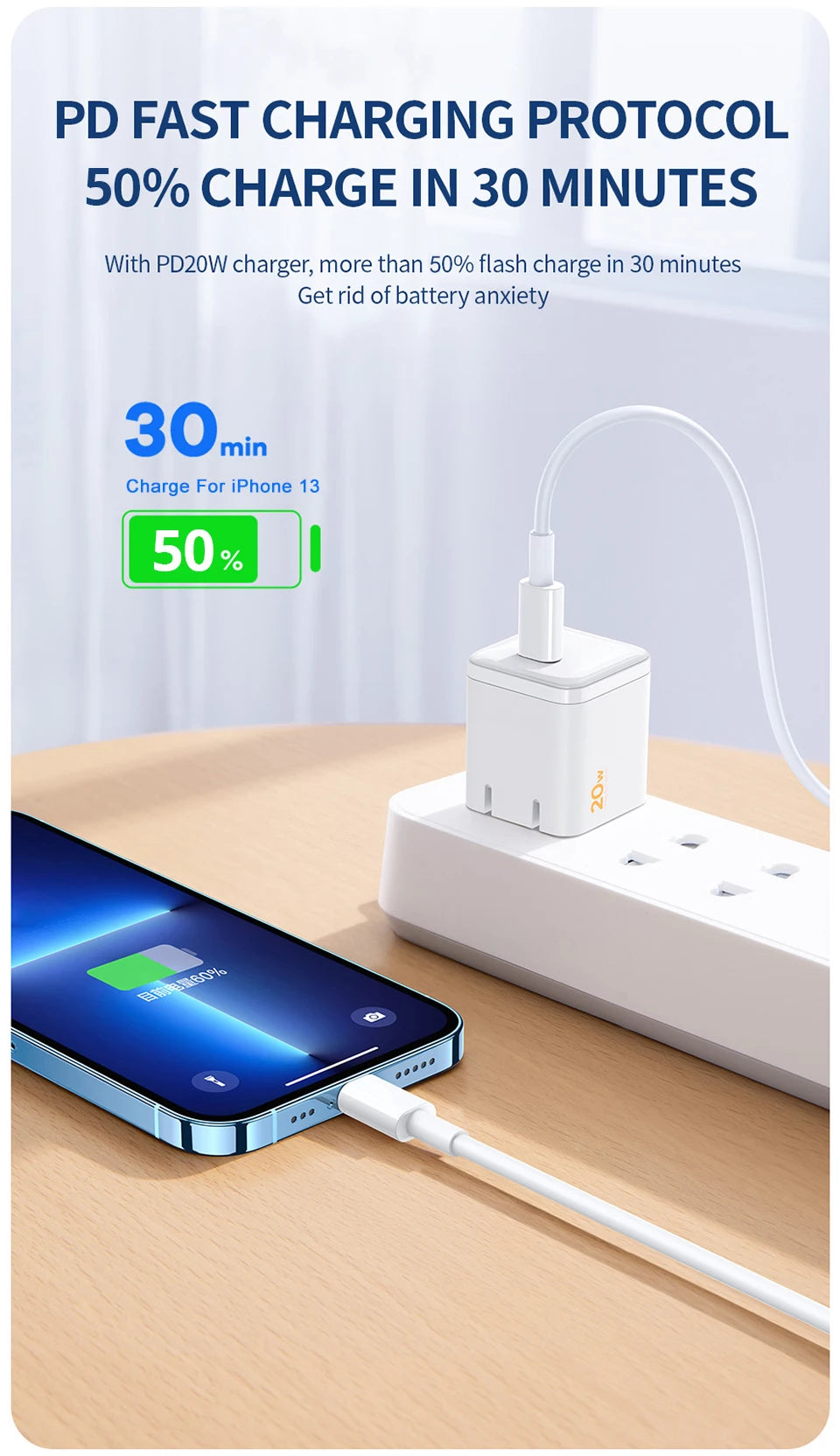 USB Lighting Fast Charging Cable