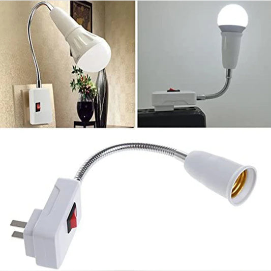 Plug-in Lamp Base with Flexible Neck