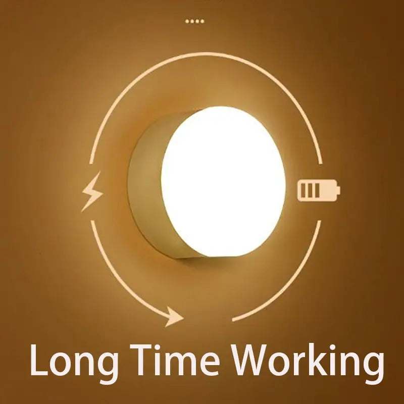 Smart LED Night Light with Human Body Sensor – Illuminate Your Space Automatically!