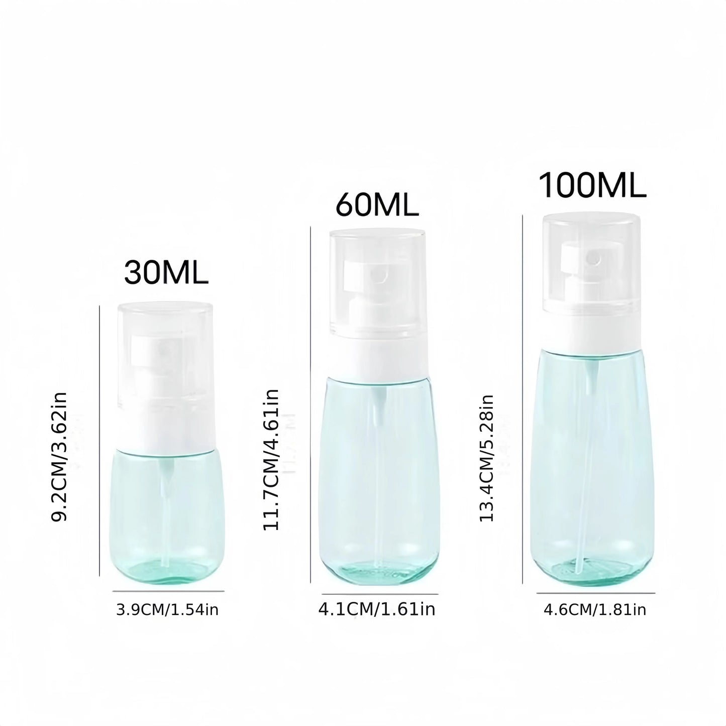 Refillable Mist Spray Bottles