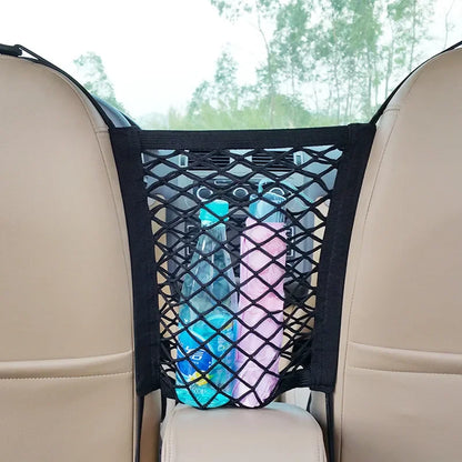 Compact and Durable Car Backseat Net for Pets