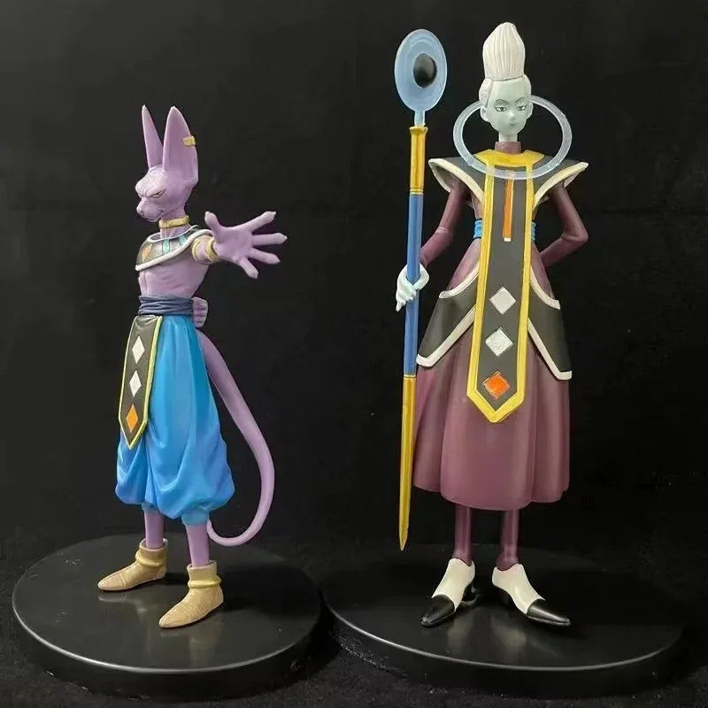 BANDAI Dragon Ball Super Anime Gods Of Destruction Dxf Whis Beerus Action Figure