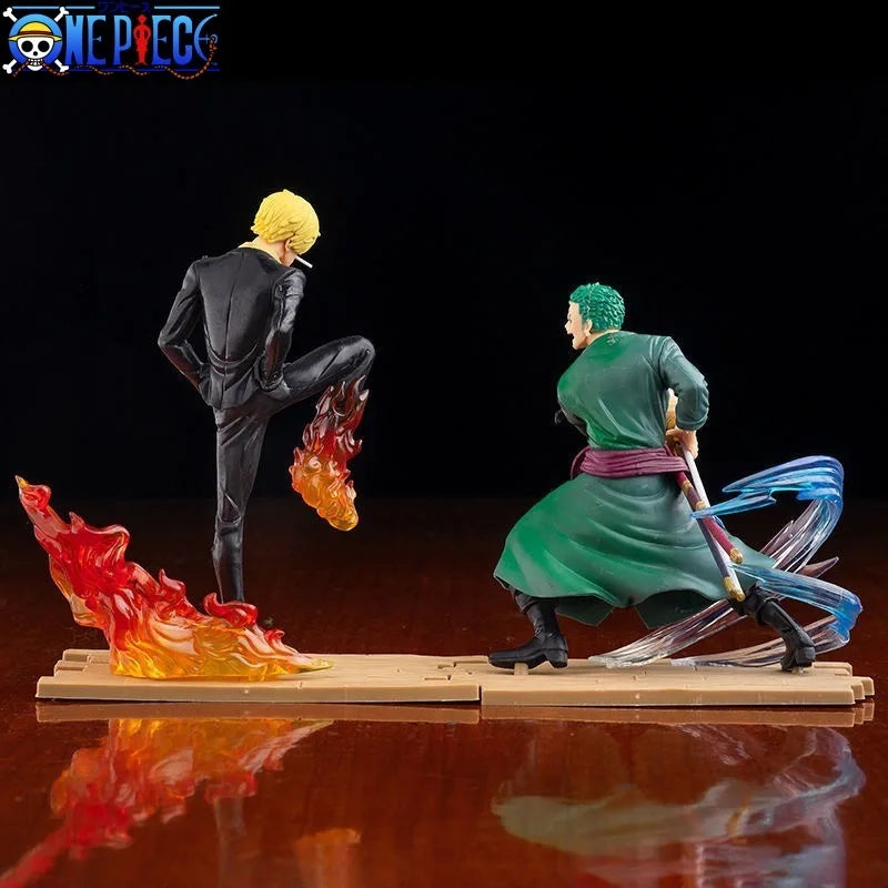 "Zoro VS Sanji" One Piece Anime Figure