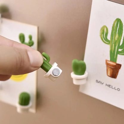 6pcs Magnetic Cactus