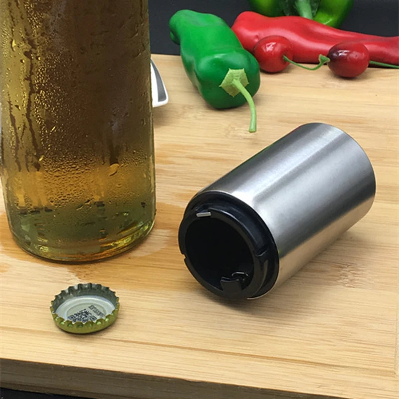 Automatic Stainless Steel Bottle Opener